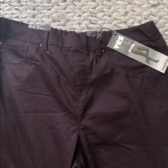 ASOS Curve New Look Plum Jeggings - Size 18 - Picture 2 of 4